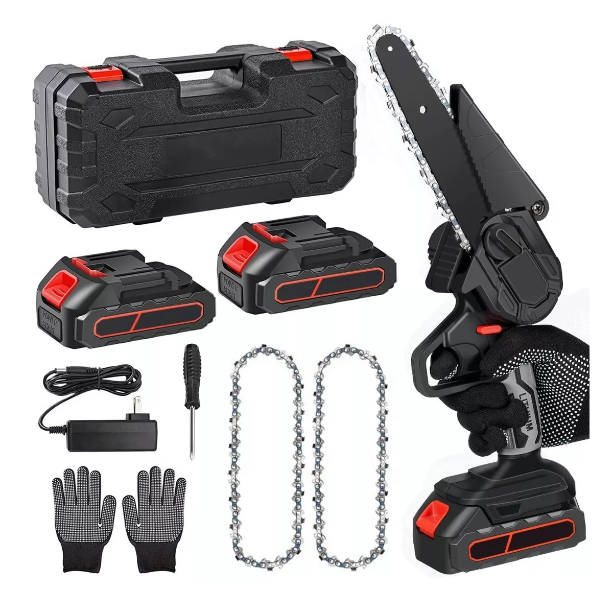 Mini motosierra eléctrica